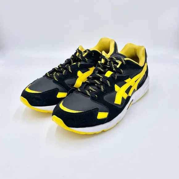 Asics Gel Diablo ‘Welcome To The Dojo’ Sun Logo Yellow Black Sneaker Men’s Sz 10 - Picture 4 of 11